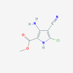 Methyl 3-amino-5-chloro-4-cyano-1H-pyrrole-2-carboxylate