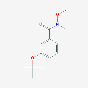 3-Tert-butoxy-N-methoxy-N-methylbenzamide