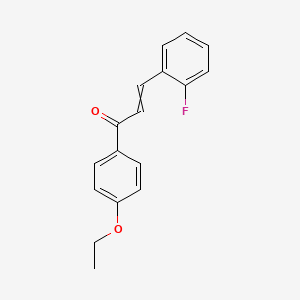 1-(4-Ethoxyphenyl)-3-(2-fluorophenyl)prop-2-en-1-one