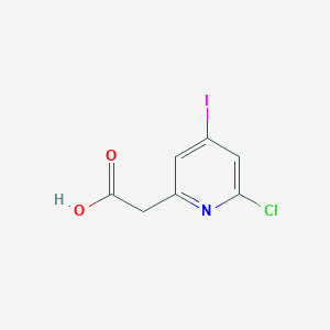 (6-Chloro-4-iodopyridin-2-YL)acetic acid