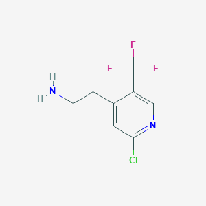 2-[2-Chloro-5-(trifluoromethyl)pyridin-4-YL]ethanamine