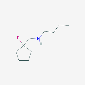 Butyl[(1-fluorocyclopentyl)methyl]amine