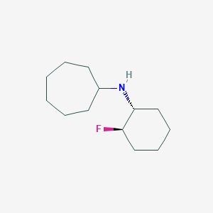 N-[(1R,2R)-2-fluorocyclohexyl]cycloheptanamine