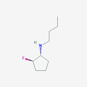 molecular formula C9H18FN B1485712 (1R,2R)-N-butyl-2-fluorocyclopentan-1-amine CAS No. 2165766-07-2