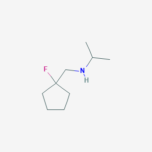 molecular formula C9H18FN B1485716 [(1-Fluorocyclopentyl)methyl](propan-2-yl)amine CAS No. 1860475-78-0