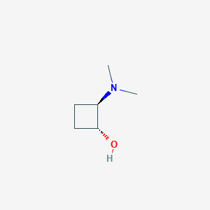 molecular formula C6H13NO B1485733 反式-2-(二甲氨基)环丁醇 CAS No. 2148773-17-3