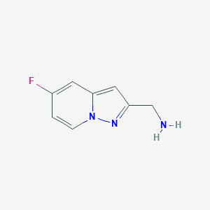 (5-Fluoropyrazolo[1,5-A]pyridin-2-YL)methanamine