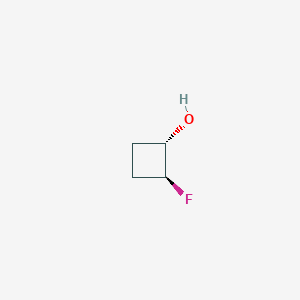 molecular formula C4H7FO B1485751 trans-2-Fluorocyclobutan-1-ol CAS No. 2165705-53-1