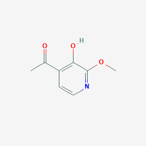 1-(3-Hydroxy-2-methoxypyridin-4-YL)ethan-1-one