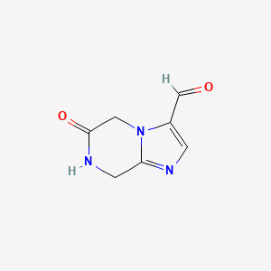 6-Oxo-5,6,7,8-tetrahydro-imidazo[1,2-A]pyrazine-3-carbaldehyde