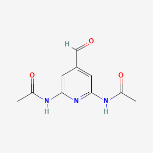 N-[6-(Acetylamino)-4-formylpyridin-2-YL]acetamide