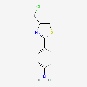 4-(4-Chloromethyl-thiazol-2-YL)-phenylamine