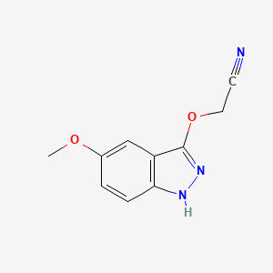 2-(5-Methoxy-1H-indazol-3-yloxy)acetonitrile