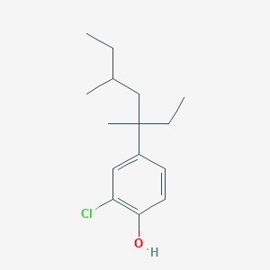 2-Chloro-4-(3,5-dimethylheptan-3-yl)phenol