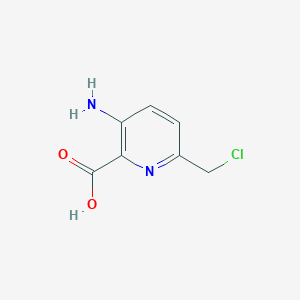 3-Amino-6-(chloromethyl)pyridine-2-carboxylic acid