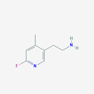 2-(6-Fluoro-4-methylpyridin-3-YL)ethanamine