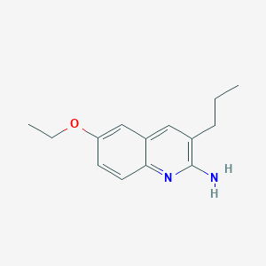 6-Ethoxy-3-propylquinolin-2-amine