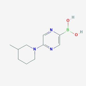 5-(3-Methylpiperidin-1-yl)pyrazine-2-boronic acid