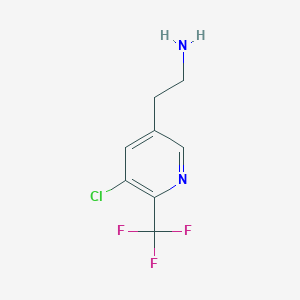 2-[5-Chloro-6-(trifluoromethyl)pyridin-3-YL]ethanamine