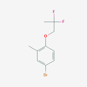 4-Bromo-1-(2,2-difluoropropoxy)-2-methyl-benzene