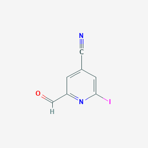 2-Formyl-6-iodoisonicotinonitrile