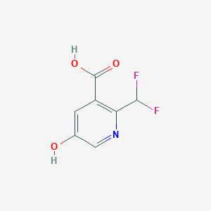 2-(Difluoromethyl)-5-hydroxypyridine-3-carboxylic acid