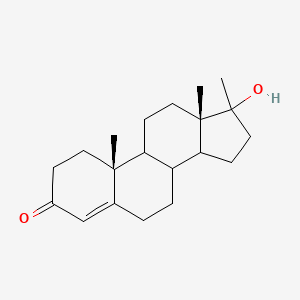 (8xi,9xi,14xi)-17-Hydroxy-17-methylandrost-4-en-3-one