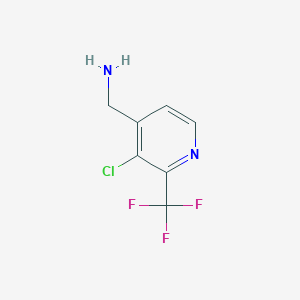 [3-Chloro-2-(trifluoromethyl)pyridin-4-YL]methylamine