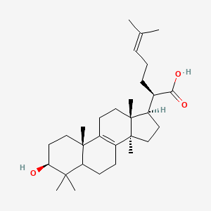 (2R)-2-[(3S,10S,13R,14R,17R)-3-hydroxy-4,4,10,13,14-pentamethyl-2,3,5,6,7,11,12,15,16,17-decahydro-1H-cyclopenta[a]phenanthren-17-yl]-6-methylhept-5-enoic acid