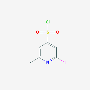 2-Iodo-6-methylpyridine-4-sulfonyl chloride