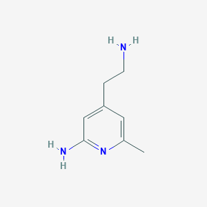 4-(2-Aminoethyl)-6-methylpyridin-2-amine