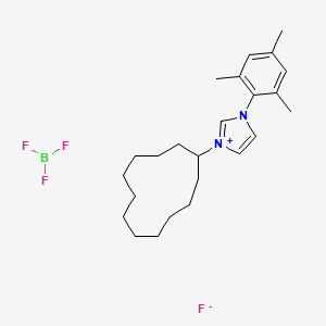 1-Cyclododecyl-3-mesityl-1H-imidazol-3-iumtetrafluoroborate