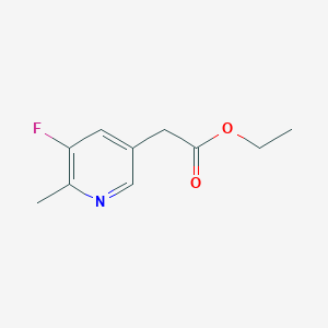 Ethyl 3-fluoro-2-methylpyridine-5-acetate