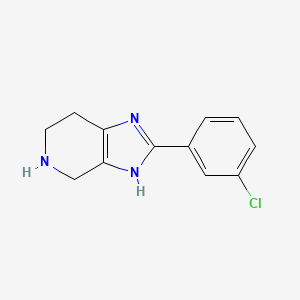 2-(3-Chlorophenyl)-4,5,6,7-tetrahydro-1H-imidazo[4,5-C]pyridine