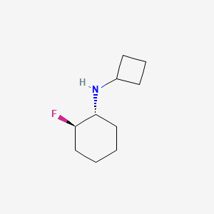 molecular formula C10H18FN B1485809 (1R,2R)-N-cyclobutyl-2-fluorocyclohexan-1-amine CAS No. 1867341-32-9