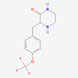 3-(4-Trifluoromethoxy-benzyl)-piperazin-2-one