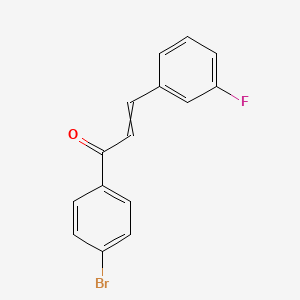 1-(4-Bromophenyl)-3-(3-fluorophenyl)prop-2-en-1-one