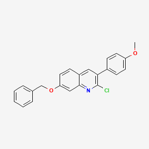 7-(Benzyloxy)-2-chloro-3-(4-methoxyphenyl)quinoline