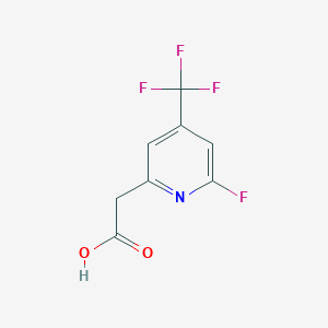 2-Fluoro-4-(trifluoromethyl)pyridine-6-acetic acid