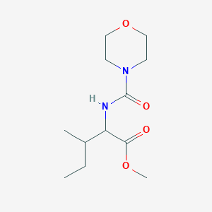 molecular formula C12H22N2O4 B14858241 methyl N-(morpholin-4-ylcarbonyl)isoleucinate 