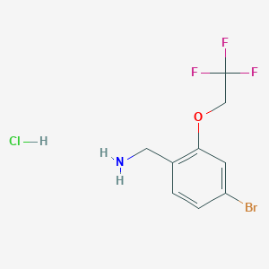 4-Bromo-2-(2,2,2-trifluoroethoxy)benzylamine hydrochloride