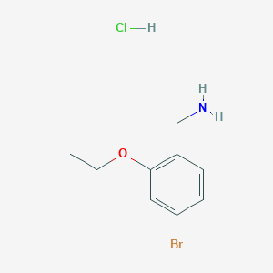 molecular formula C9H13BrClNO B1485826 4-Bromo-2-ethoxybenzylamine hydrochloride CAS No. 2204587-87-9