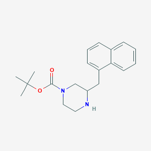 3-Naphthalen-1-ylmethyl-piperazine-1-carboxylic acid tert-butyl ester