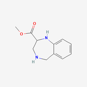 molecular formula C11H14N2O2 B14858264 Methyl 2,3,4,5-tetrahydro-1H-benzo[E][1,4]diazepine-2-carboxylate 