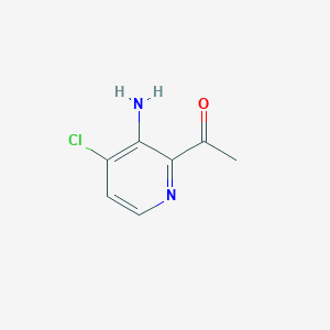 1-(3-Amino-4-chloropyridin-2-YL)ethanone