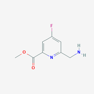 Methyl 6-(aminomethyl)-4-fluoropyridine-2-carboxylate