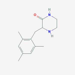 3-(2,4,6-Trimethyl-benzyl)-piperazin-2-one