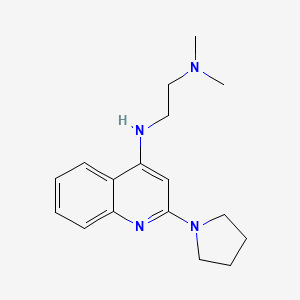 N',N'-Dimethyl-N-(2-(pyrrolidin-1-yl)quinolin-4-yl)ethane-1,2-diamine