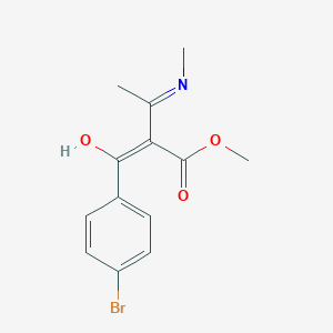 Methyl 2-(4-bromobenzoyl)-3-(methylamino)but-2-enoate