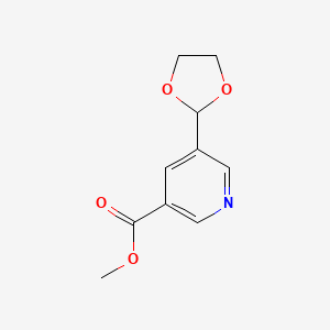 Methyl 5-(1,3-dioxolan-2-YL)nicotinate